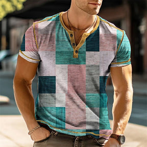 Camisa Masculina Cotton e Linho Vila Retro