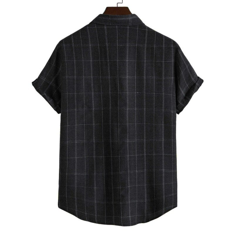 Camisa Listrada de Botão Luau